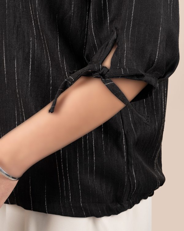 شومیز شانتون مشکی - Image 4